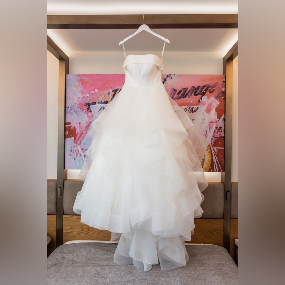 Martina Liana Wedding Dress Style 1465 Tulle Ballgown Customized Size 10